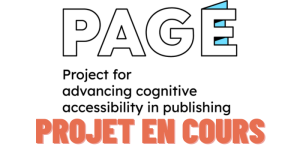 PAGE : a Project for Advancing coGnitivE accessibility in publishing